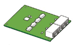 (image for) Samsung OfficeServ 7030 4 Port Digital Gtation Card