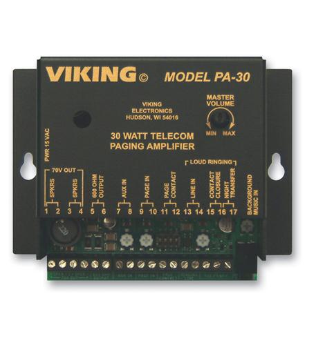 Viking 30 Watt Telecom Pagin Amp